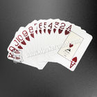 Το πόκερ καμερών κατασκόπων/εξαπατά τις χαρακτηρισμένες τεράστιες κάρτες παιχνιδιού δεικτών πλαστικές