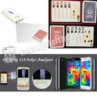 Χαρακτηρισμένες κάρτες παιχνιδιού Adjara Modiano πλαστικό για τον αναγνώστη συσκευών ανάλυσης ανιχνευτών πόκερ