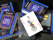 Οι μπλε κάρτες παιχνιδιού PVC πλαστικές που παίζουν τα στηρίγματα για μαγικό παρουσιάζουν
